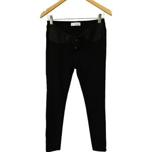 Kancan Maternity Mid-Rise Skinny Denim Stretch Black Jeans 7/27